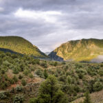 Sunrise over the Mesa in the Rocky Mountains