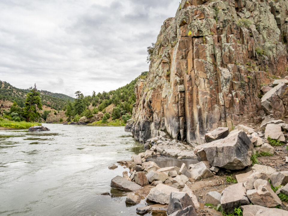 Primitive Hot Spring on the Colorado River