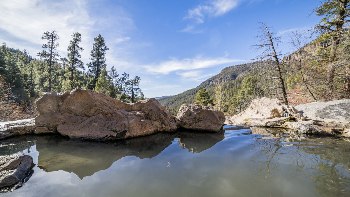 Mountain Views from the Hot Spring