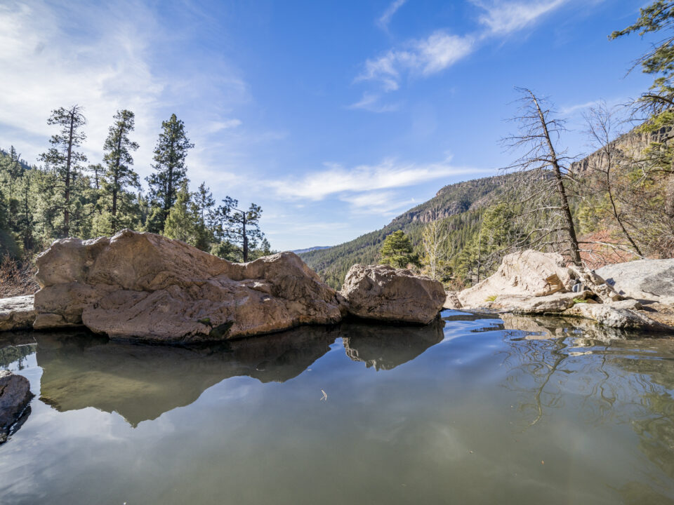 Mountain Views from the Hot Spring