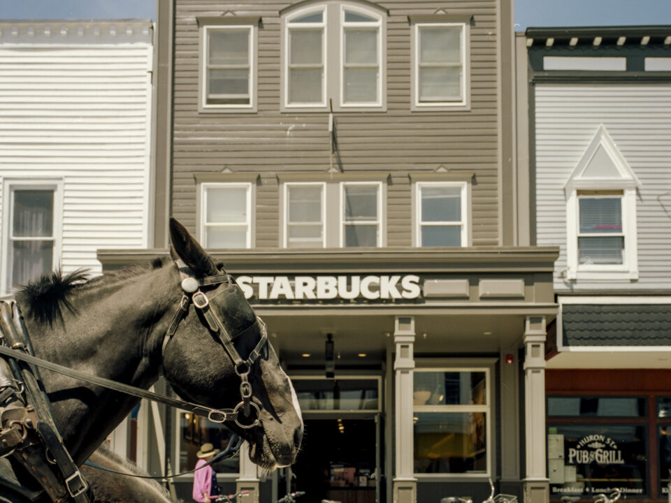 Starbucks on Mackinac Island
