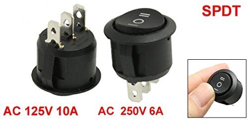 SPDT Rocker Switch ON/OFF/ON 10 Pack - Image 2