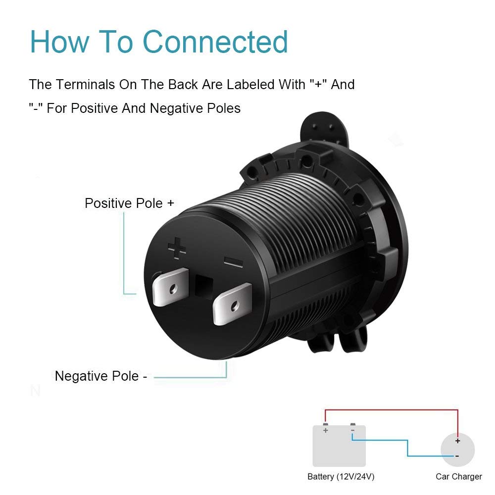 12V Waterproof Power Outlet 2 Pack - Image 4