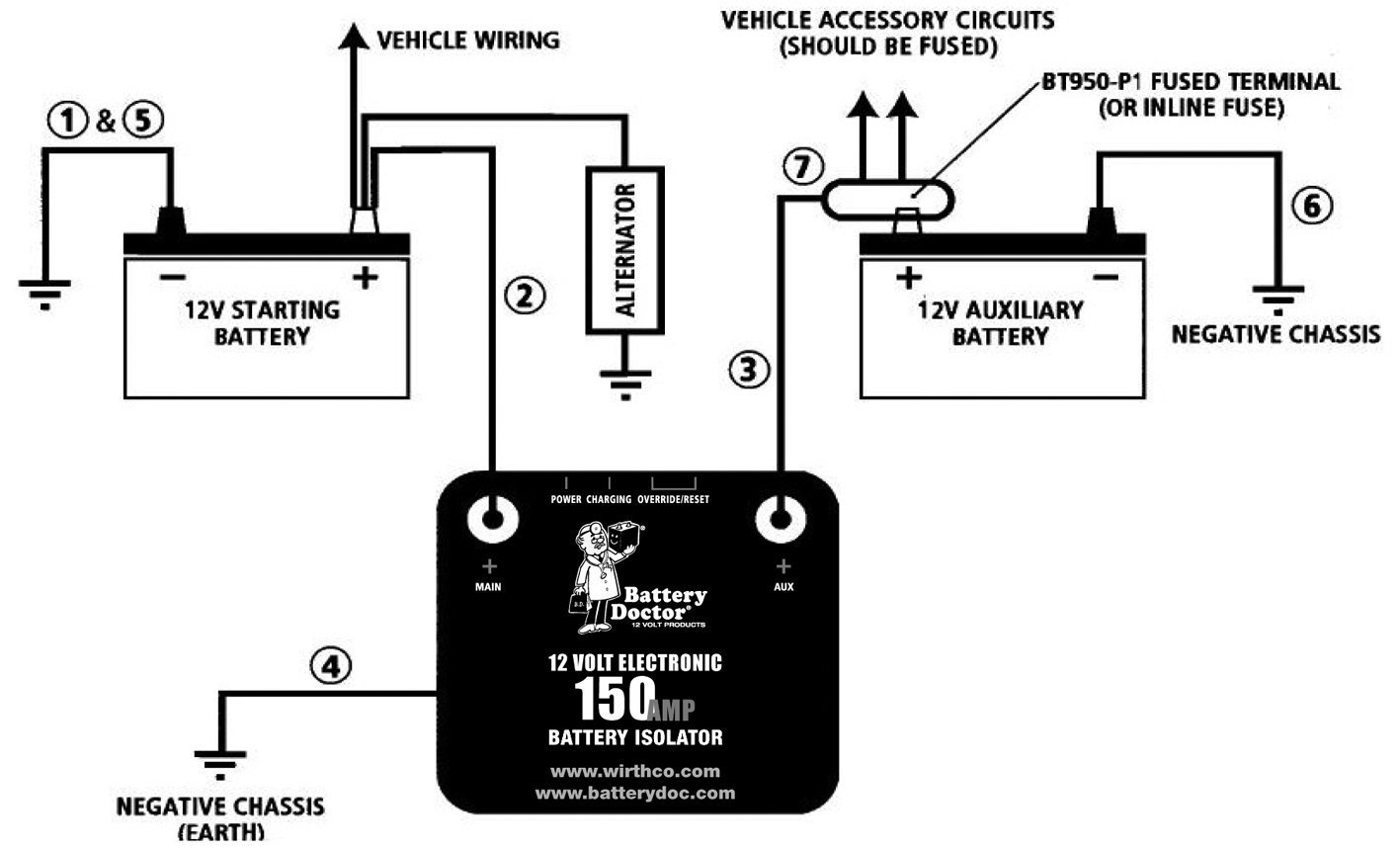 125/150 Amp Battery Isolator - Image 3