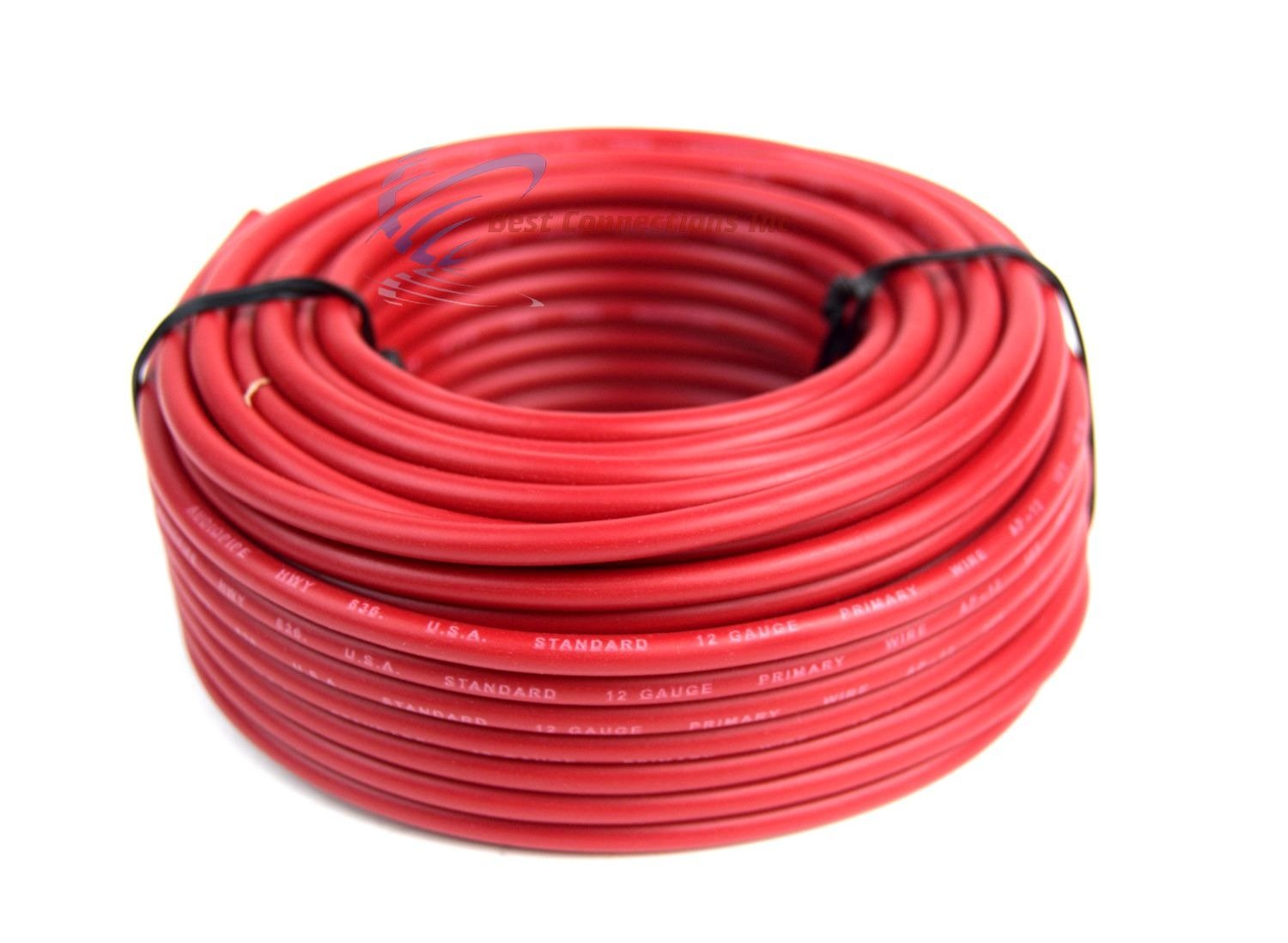 12 Gauge Wire Red & Black - Image 2